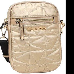 Michael Kors Women's Winnie Nylon Medium Phone Crossbody Bag